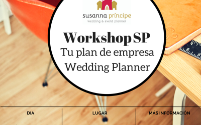 ¿Cómo hacer un plan de empresa como Wedding Planner? Próximo taller